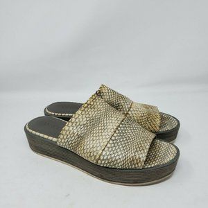 Vince 9.5 Saskia Snake Platform Slide Sandal